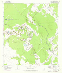 Download a high-resolution, GPS-compatible USGS topo map for Cedar Lane, TX (1977 edition)