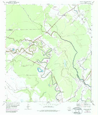 Download a high-resolution, GPS-compatible USGS topo map for Cedar Lane, TX (1987 edition)