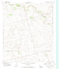 preview thumbnail of historical topo map of Gaines County, TX in 1970