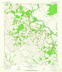 Download a high-resolution, GPS-compatible USGS topo map for Cedar Springs, TX (1964 edition)