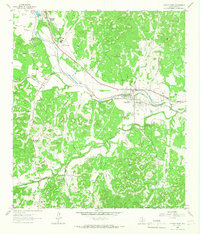 preview thumbnail of historical topo map of Center Point, TX in 1964
