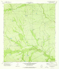 Download a high-resolution, GPS-compatible USGS topo map for Chacon Creek SW, TX (1977 edition)