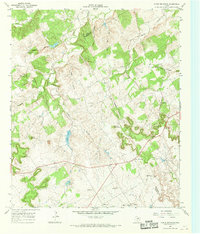 Download a high-resolution, GPS-compatible USGS topo map for Chalk Mountain, TX (1968 edition)