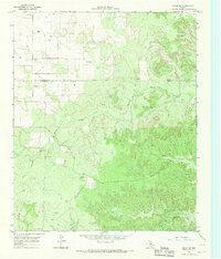 Download a high-resolution, GPS-compatible USGS topo map for Chalk SW, TX (1969 edition)