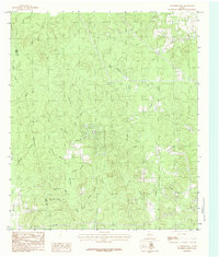 Download a high-resolution, GPS-compatible USGS topo map for Chambliss Hill, TX (1984 edition)