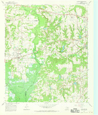 Download a high-resolution, GPS-compatible USGS topo map for Chandler, TX (1969 edition)