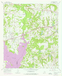 Download a high-resolution, GPS-compatible USGS topo map for Chandler, TX (1976 edition)