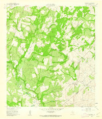 preview thumbnail of historical topo map of Gonzales County, TX in 1960