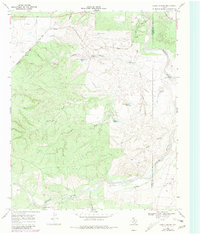 preview thumbnail of historical topo map of Motley County, TX in 1968