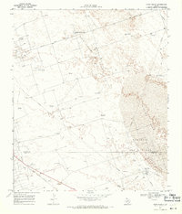 1968 Map of Winkler County, TX, 1971 Print