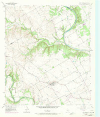 Download a high-resolution, GPS-compatible USGS topo map for China Springs, TX (1971 edition)