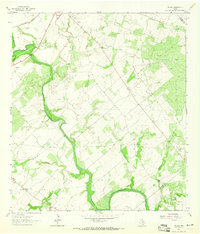 Download a high-resolution, GPS-compatible USGS topo map for Choate, TX (1965 edition)