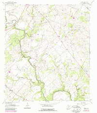 Download a high-resolution, GPS-compatible USGS topo map for Choate, TX (1987 edition)