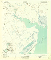 Download a high-resolution, GPS-compatible USGS topo map for Chocolate Bay, TX (1959 edition)