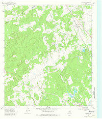 preview thumbnail of historical topo map of Burleson County, TX in 1962