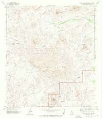 Download a high-resolution, GPS-compatible USGS topo map for Christmas Mountians, TX (1974 edition)