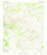 Download a high-resolution, GPS-compatible USGS topo map for Christoval, TX (1974 edition)