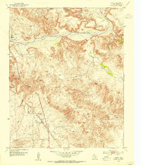 Download a high-resolution, GPS-compatible USGS topo map for Chunky, TX (1977 edition)
