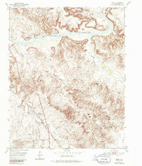 preview thumbnail of historical topo map of Potter County, TX in 1953