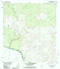 Download a high-resolution, GPS-compatible USGS topo map for Chupadera Creek, TX (1984 edition)