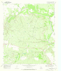 Download a high-resolution, GPS-compatible USGS topo map for Clairemont East, TX (1972 edition)