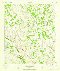 Download a high-resolution, GPS-compatible USGS topo map for Clairette, TX (1963 edition)