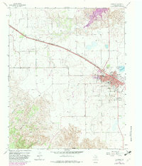 Download a high-resolution, GPS-compatible USGS topo map for Clarendon, TX (1982 edition)