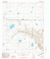 Download a high-resolution, GPS-compatible USGS topo map for Claude NE, TX (1984 edition)