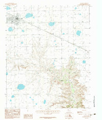 Download a high-resolution, GPS-compatible USGS topo map for Claude, TX (1984 edition)