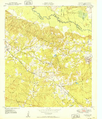 preview thumbnail of historical topo map of Angelina County, TX in 1950