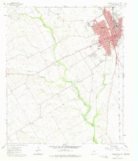 Download a high-resolution, GPS-compatible USGS topo map for Cleburne West, TX (1975 edition)