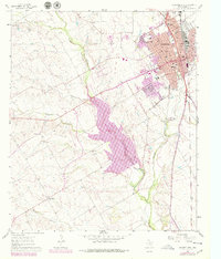 Download a high-resolution, GPS-compatible USGS topo map for Cleburne West, TX (1979 edition)