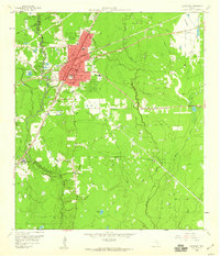 Download a high-resolution, GPS-compatible USGS topo map for Cleveland, TX (1959 edition)