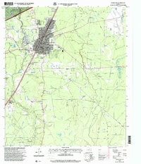 Download a high-resolution, GPS-compatible USGS topo map for Cleveland, TX (2000 edition)