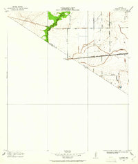1915 Map of Clodine, 1961 Print