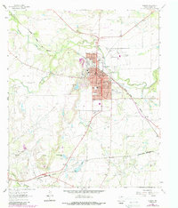Download a high-resolution, GPS-compatible USGS topo map for Coleman, TX (1987 edition)