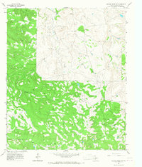 Download a high-resolution, GPS-compatible USGS topo map for Collins Creek SW, TX (1967 edition)