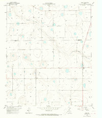 1965 Map of Floyd County, TX, 1968 Print