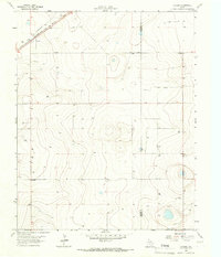 preview thumbnail of historical topo map of Dallam County, TX in 1965