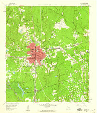 Download a high-resolution, GPS-compatible USGS topo map for Conroe, TX (1959 edition)