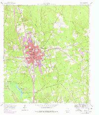 Download a high-resolution, GPS-compatible USGS topo map for Conroe, TX (1978 edition)