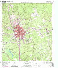 Download a high-resolution, GPS-compatible USGS topo map for Conroe, TX (1986 edition)