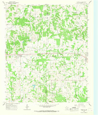 Download a high-resolution, GPS-compatible USGS topo map for Cookville, TX (1968 edition)