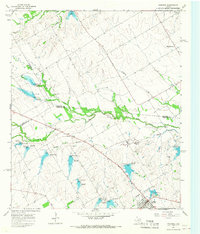 Download a high-resolution, GPS-compatible USGS topo map for Coolidge, TX (1967 edition)