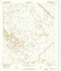 Download a high-resolution, GPS-compatible USGS topo map for Cooper Creek, TX (1972 edition)