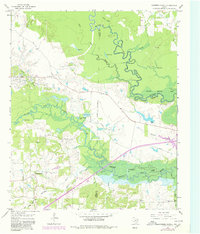 Download a high-resolution, GPS-compatible USGS topo map for Coopers Chapel, TX (1980 edition)