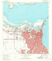 Download a high-resolution, GPS-compatible USGS topo map for Corpus Christi, TX (1971 edition)
