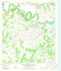 preview thumbnail of historical topo map of Gonzales County, TX in 1959