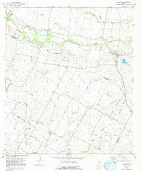 Download a high-resolution, GPS-compatible USGS topo map for Coupland, TX (1991 edition)