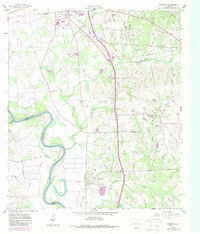 Download a high-resolution, GPS-compatible USGS topo map for Courtney, TX (1989 edition)